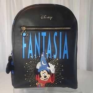 Mickey Mouse Fantasia Embroidered Backpack Disney Primark Sorcers Apprentice NEW